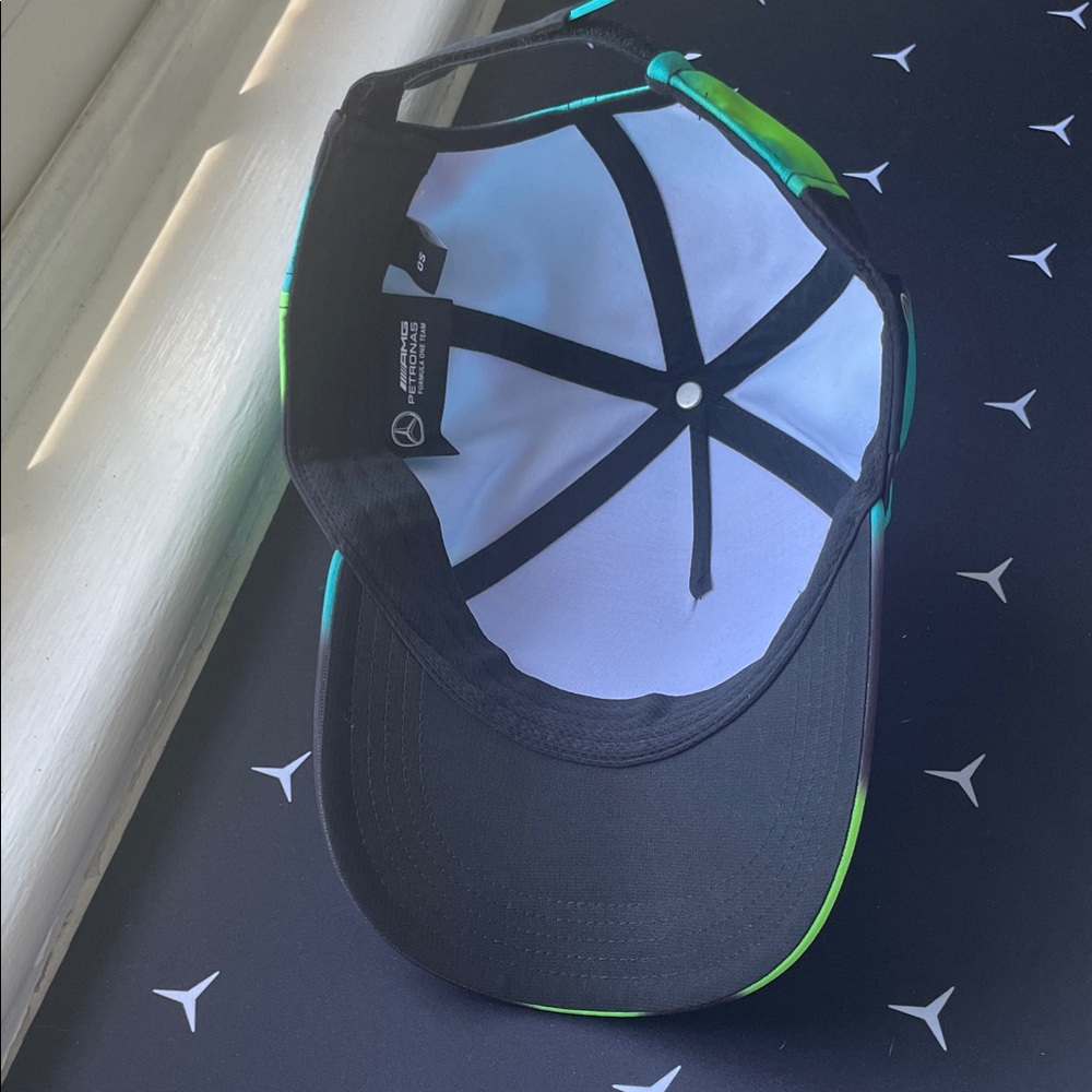 Mercedes-Benz AMG Petronas Formula One Tie-Dye Hat adjustable never worn - Picture 3 of 5